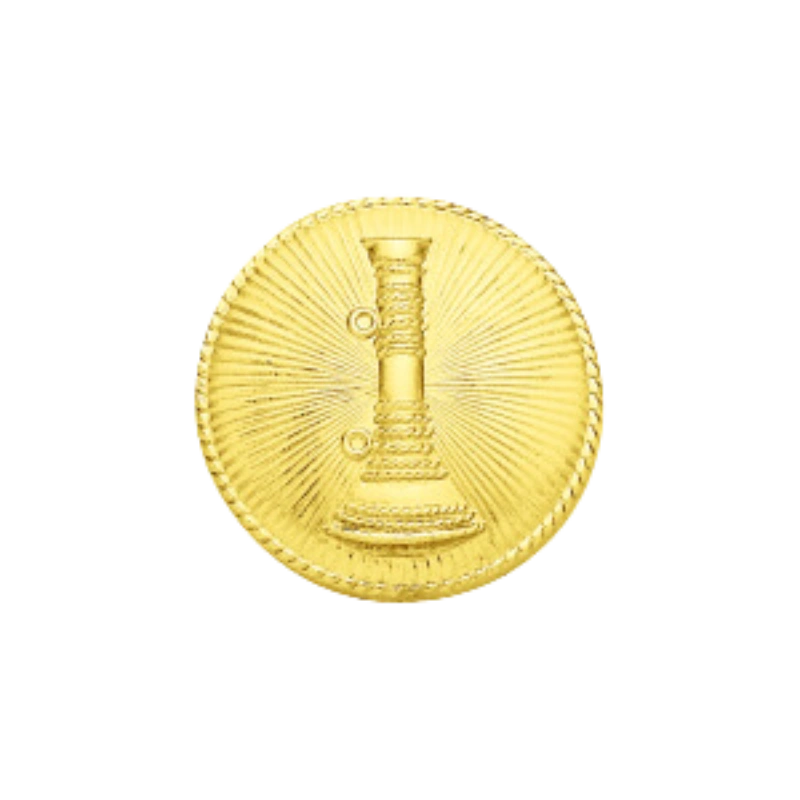 Get Your Bugle On: Silver or Gold Insignia—Sound the Charge. Classic collectible for any enthusiast.
